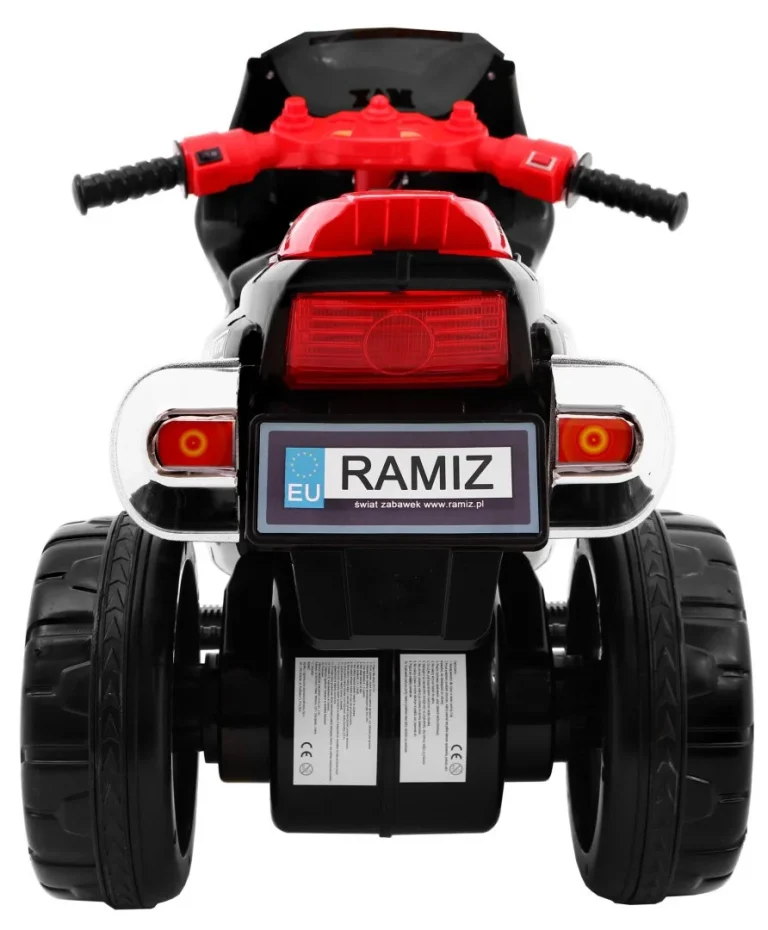 Rr1000 Električni Tricikl Za Djecu Crni + Zvuci + Svjetla + Prostor Za Pohranu, Crna Motor Na Akumulator 7
