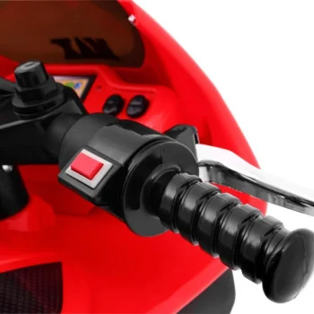 Rr1000 Električni Tricikl Za Djecu Crveni + Zvuci + Svjetla + Spremište, Crvena Motor Na Akumulator 6