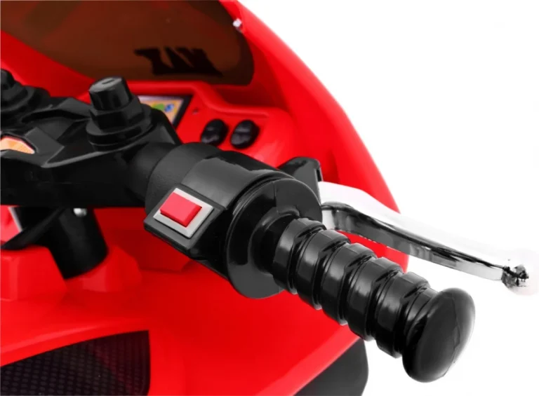 Rr1000 Električni Tricikl Za Djecu Crveni + Zvuci + Svjetla + Spremište, Crvena Motor Na Akumulator 6