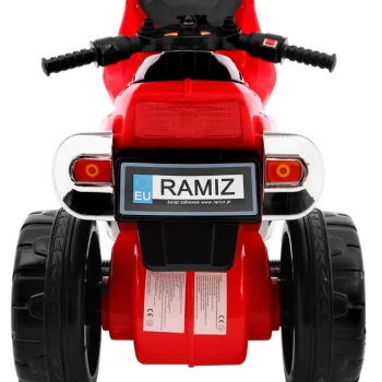 Rr1000 Električni Tricikl Za Djecu Crveni + Zvuci + Svjetla + Spremište, Crvena Motor Na Akumulator 7