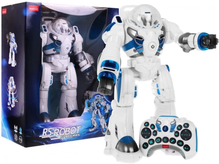 Rs Robot Spaceman Bijeli Rastar Kiborg Na Daljinsko Upravljanje + 2,4 Ghz Daljinski, Bijela 1