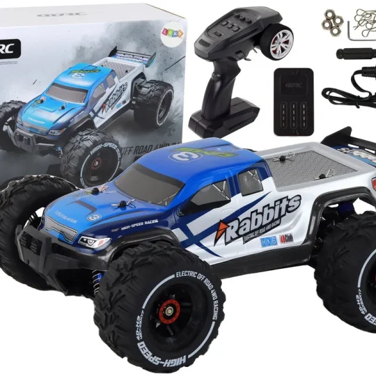 Rabbits Rc Terenski Automobil S Pogonom Na 4 Kotača, Plavi 2.4g 1