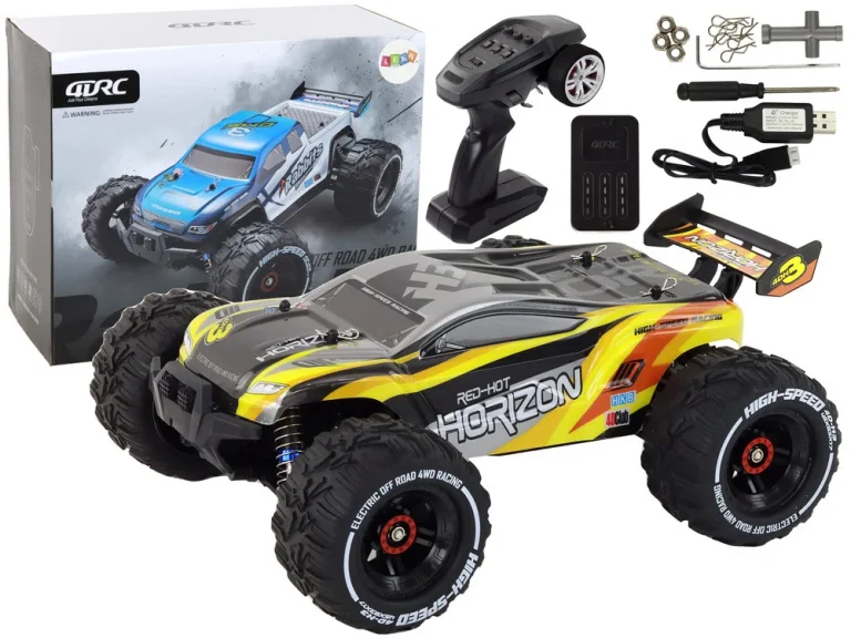 Rabbits Rc Terenski Automobil S Pogonom Na 4 Kotača žuti 2.4g 1