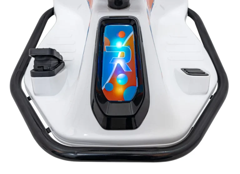 Racing Drifter Vozilo Na Baterije Za Djecu, Bijelo + Drift Funkcija + Led Audio Auto Na Akumulator 14