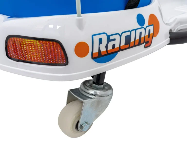 Racing Drifter Vozilo Na Baterije Za Djecu, Bijelo + Drift Funkcija + Led Audio Auto Na Akumulator 18
