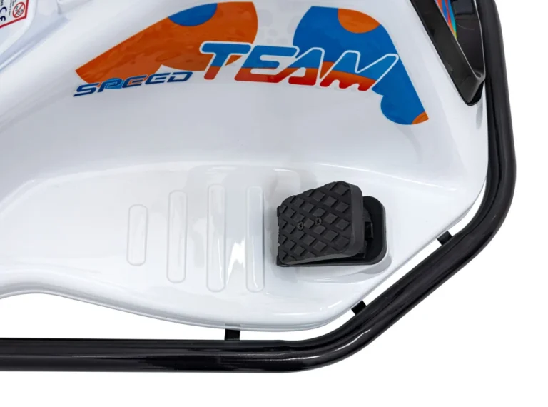 Racing Drifter Vozilo Na Baterije Za Djecu, Bijelo + Drift Funkcija + Led Audio Auto Na Akumulator 20