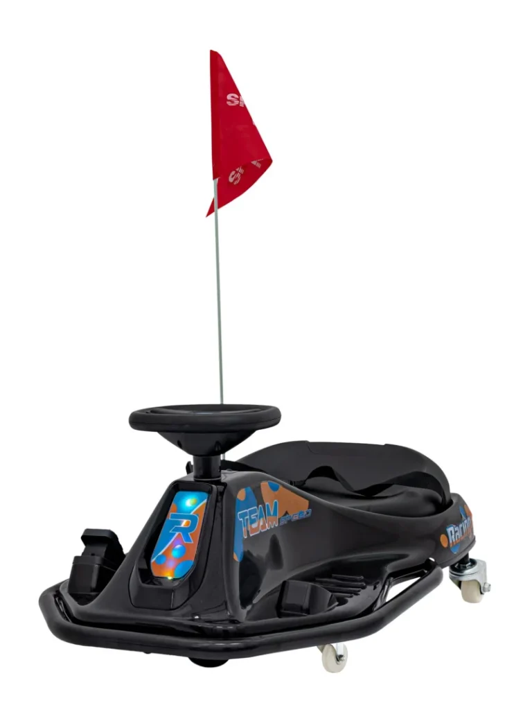 Racing Drifter Vozilo Na Baterije Za Djecu, Crno + Drift Funkcija + Led Audio Auto Na Akumulator 1