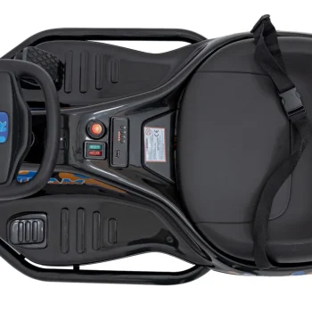 Racing Drifter Vozilo Na Baterije Za Djecu, Crno + Drift Funkcija + Led Audio Auto Na Akumulator 10