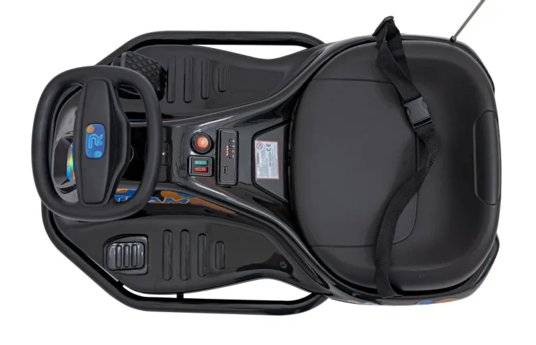 Racing Drifter Vozilo Na Baterije Za Djecu, Crno + Drift Funkcija + Led Audio Auto Na Akumulator 10