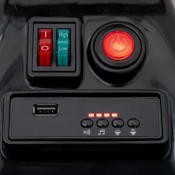 Racing Drifter Vozilo Na Baterije Za Djecu, Crno + Drift Funkcija + Led Audio Auto Na Akumulator 13