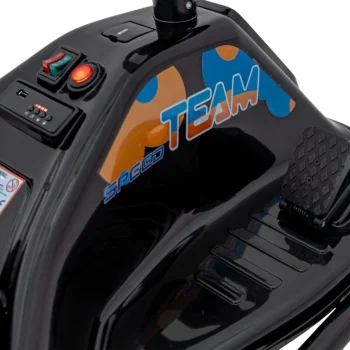 Racing Drifter Vozilo Na Baterije Za Djecu, Crno + Drift Funkcija + Led Audio Auto Na Akumulator 14