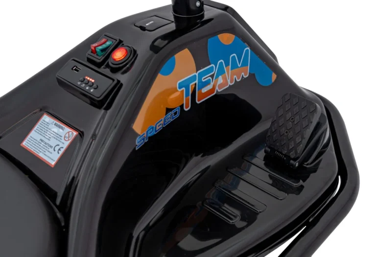 Racing Drifter Vozilo Na Baterije Za Djecu, Crno + Drift Funkcija + Led Audio Auto Na Akumulator 14
