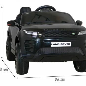 Range Rover Evoque Dječja Autosjedalica Na Baterije, Crni Suv + Daljinski Upravljač, Crna 2