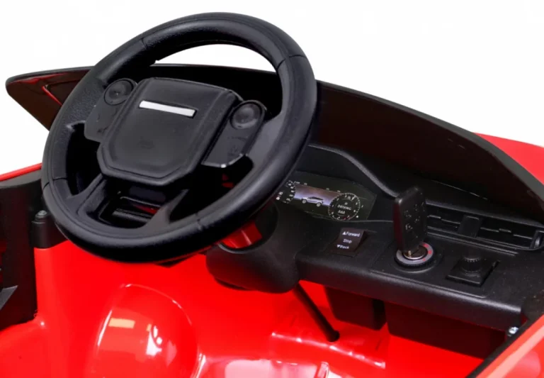 Range Rover Evoque Dječja Sjedalica Na Baterije, Crvena + Daljinski Upravljač + Spori Start + Mp3 10