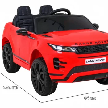 Range Rover Evoque Dječja Sjedalica Na Baterije, Crvena + Daljinski Upravljač + Spori Start + Mp3 2