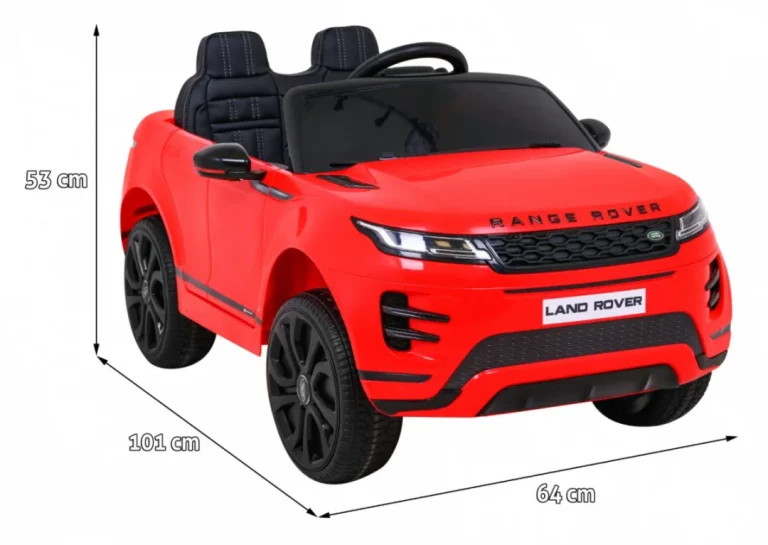 Range Rover Evoque Dječja Sjedalica Na Baterije, Crvena + Daljinski Upravljač + Spori Start + Mp3 2