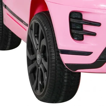 Range Rover Evoque Dječji Suv Na Baterije, Ružičasti + Daljinski Upravljač 16