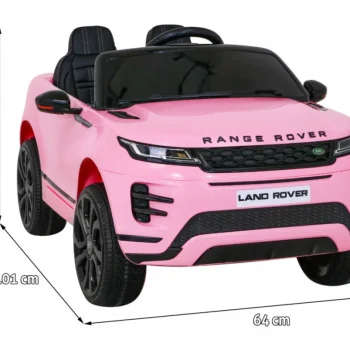 Range Rover Evoque Dječji Suv Na Baterije, Ružičasti + Daljinski Upravljač 2