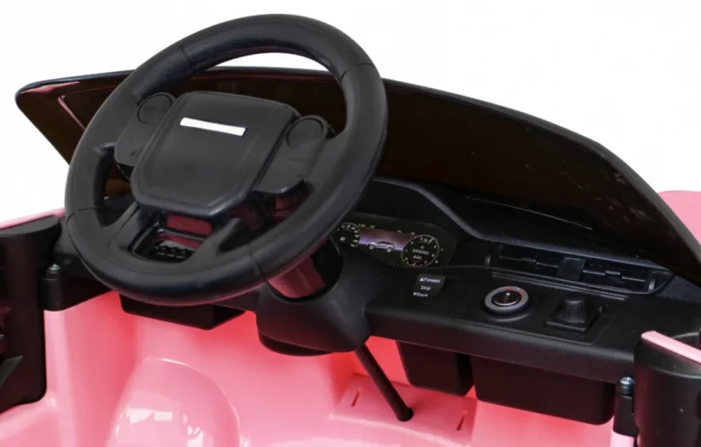 Range Rover Evoque Dječji Suv Na Baterije, Ružičasti + Daljinski Upravljač 8
