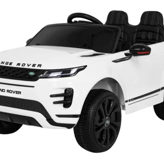 Range Rover Evoque Dječji Bijeli Suv Na Baterije + Daljinski Upravljač, Bijela 1