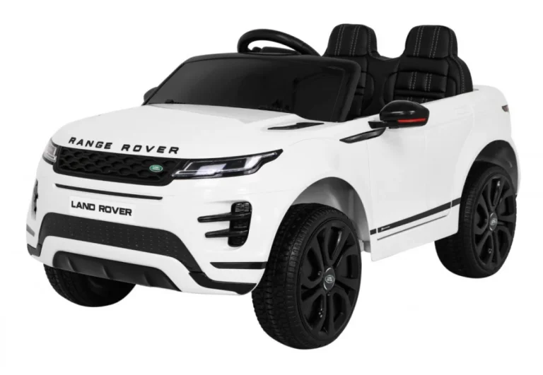 Range Rover Evoque Dječji Bijeli Suv Na Baterije + Daljinski Upravljač, Bijela 1