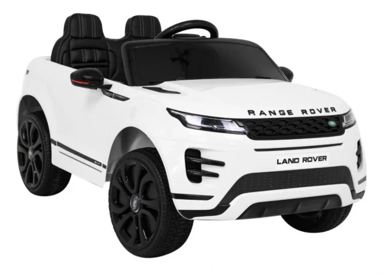 Range Rover Evoque Dječji Bijeli Suv Na Baterije + Daljinski Upravljač, Bijela 10