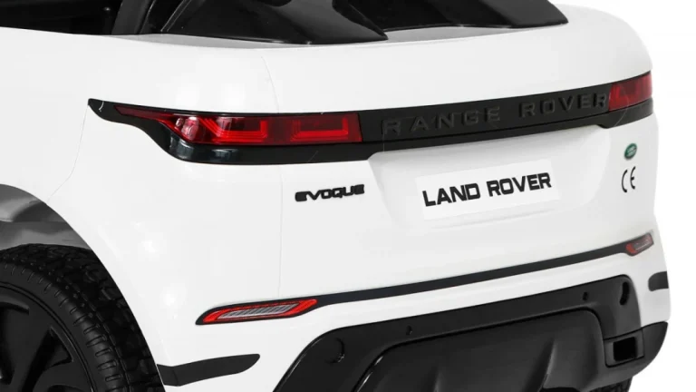 Range Rover Evoque Dječji Bijeli Suv Na Baterije + Daljinski Upravljač, Bijela 12