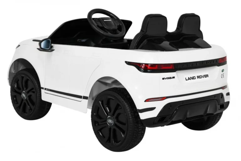 Range Rover Evoque Dječji Bijeli Suv Na Baterije + Daljinski Upravljač, Bijela 5
