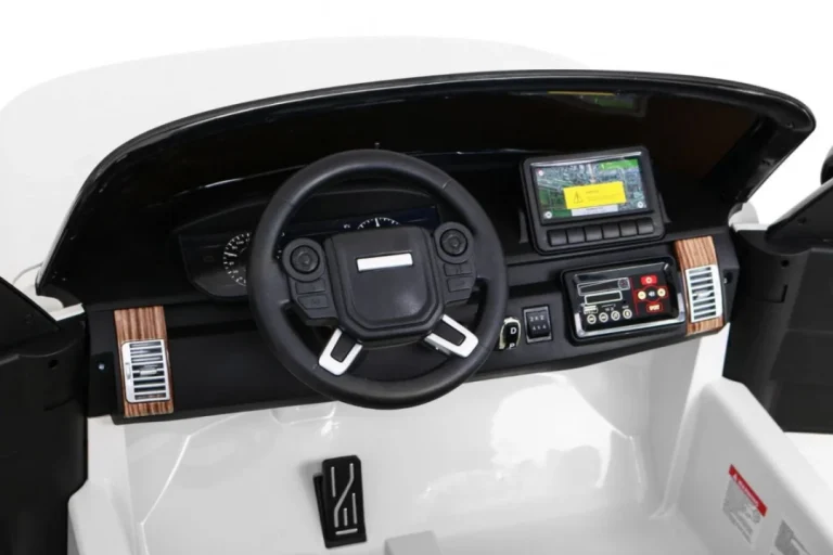 Range Rover Hse Dječji Suv S 2 Sjedala, Bijeli + Daljinski Upravljač, Bijela 10