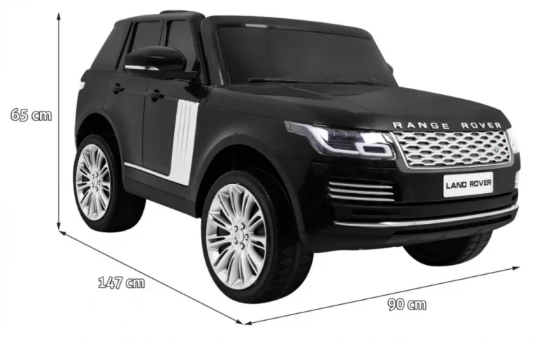Range Rover Hse Dječji Automobil S 2 Sjedala, Crni Suv + Daljinski Upravljač, Crna 2
