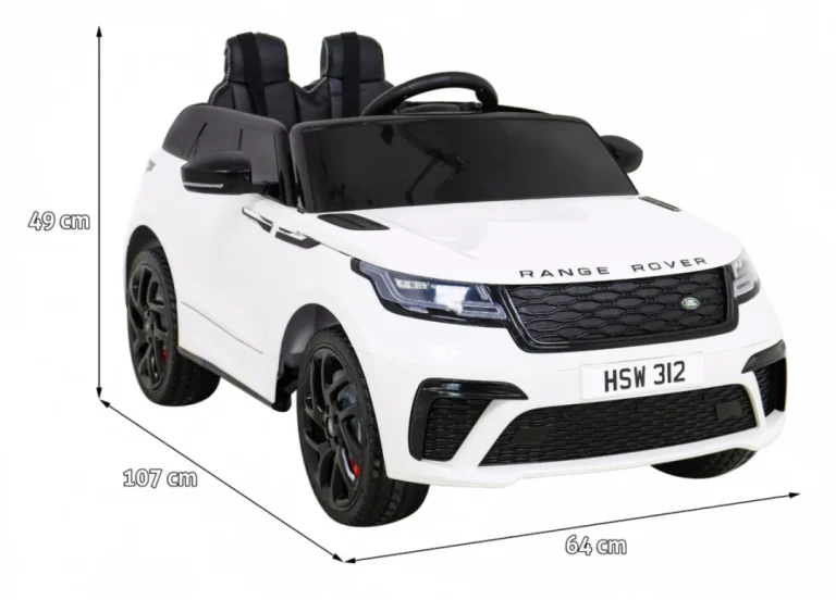 Range Rover Velar Baterija Bijela + Daljinski Upravljač + Eva + Spori Start + Mp3 Led 2