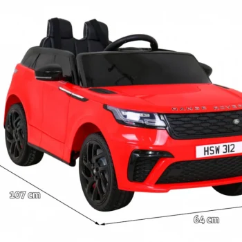 Range Rover Velar Crveni Suv Na Baterije + Daljinski Upravljač, Crvena 2