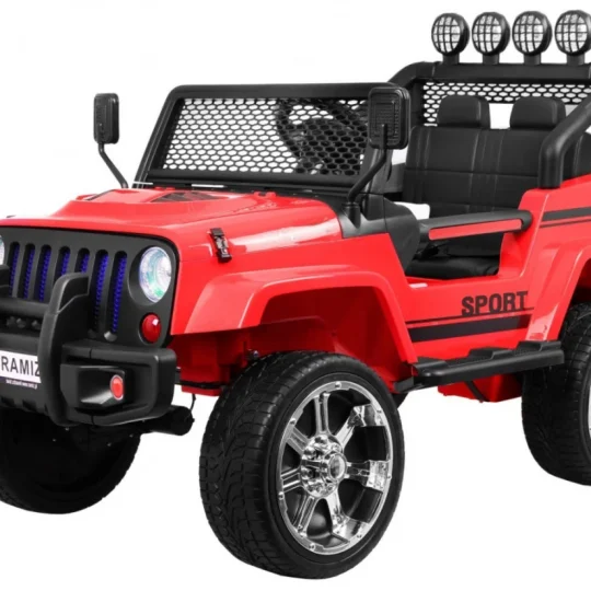 Raptor Drifter Crveni Terenski Automobil + Daljinski Upravljač + 4x4 Pogon + Pretinac Za, Crvena 1