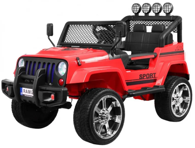 Raptor Drifter Crveni Terenski Automobil + Daljinski Upravljač + 4x4 Pogon + Pretinac Za, Crvena 1