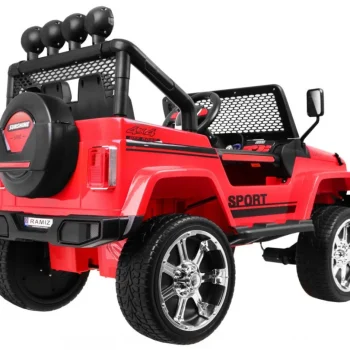 Raptor Drifter Crveni Terenski Automobil + Daljinski Upravljač + 4x4 Pogon + Pretinac Za, Crvena 3