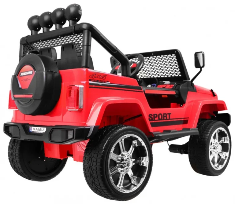 Raptor Drifter Crveni Terenski Automobil + Daljinski Upravljač + 4x4 Pogon + Pretinac Za, Crvena 3
