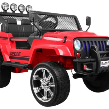 Raptor Drifter Crveni Terenski Automobil + Daljinski Upravljač + 4x4 Pogon + Pretinac Za, Crvena 4
