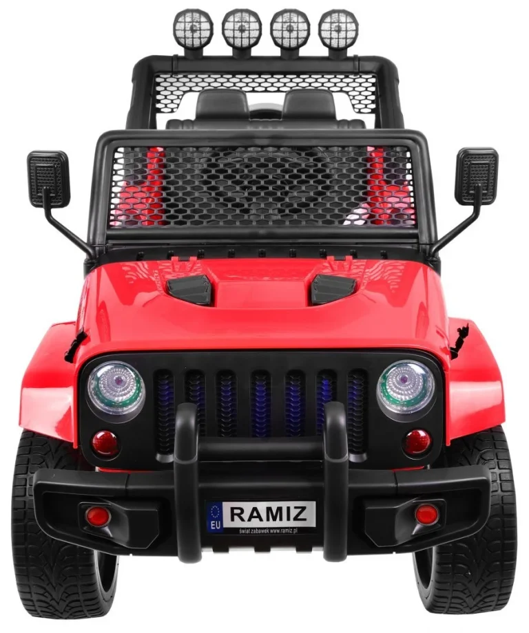 Raptor Drifter Crveni Terenski Automobil + Daljinski Upravljač + 4x4 Pogon + Pretinac Za, Crvena 5