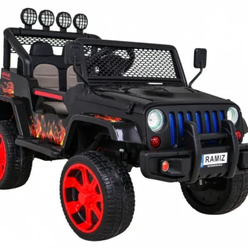 Raptor Drifter Flames Terenski Automobil + Daljinski Upravljač + 4x4 Pogon + Pretinac Za Pohranu + Spori Start + Mp3 Led 10