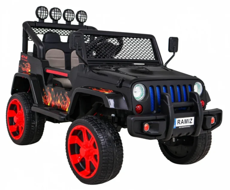 Raptor Drifter Flames Terenski Automobil + Daljinski Upravljač + 4x4 Pogon + Pretinac Za Pohranu + Spori Start + Mp3 Led 10