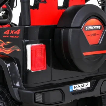 Raptor Drifter Flames Terenski Automobil + Daljinski Upravljač + 4x4 Pogon + Pretinac Za Pohranu + Spori Start + Mp3 Led 13