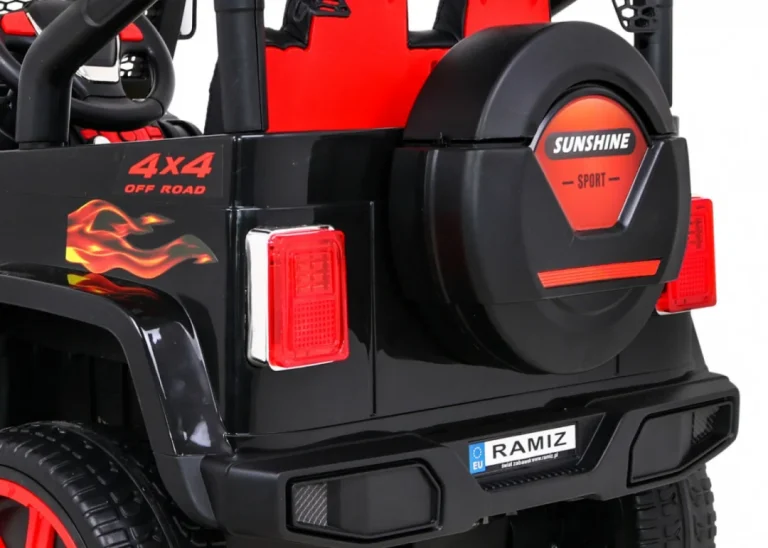 Raptor Drifter Flames Terenski Automobil + Daljinski Upravljač + 4x4 Pogon + Pretinac Za Pohranu + Spori Start + Mp3 Led 13