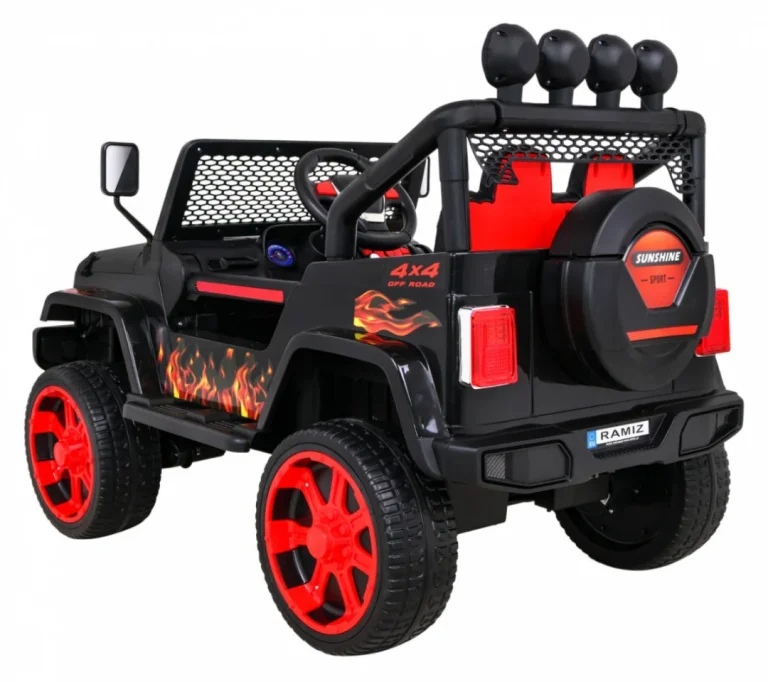 Raptor Drifter Flames Terenski Automobil + Daljinski Upravljač + 4x4 Pogon + Pretinac Za Pohranu + Spori Start + Mp3 Led 5