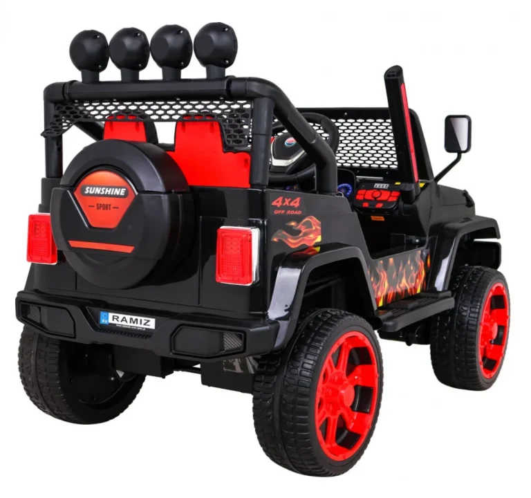 Raptor Drifter Flames Terenski Automobil + Daljinski Upravljač + 4x4 Pogon + Pretinac Za Pohranu + Spori Start + Mp3 Led 8