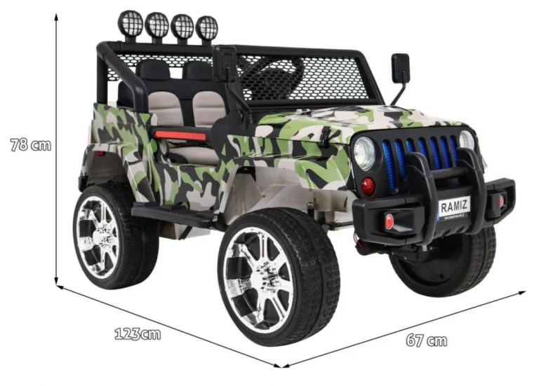 Raptor Drifter Moro Terenski Automobil + Daljinski Upravljač + 4x4 Pogon + Pretinac Za Pohranu + Spori Start + Mp3 Led 2