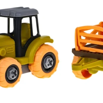 Rastavljivi Traktor S Kantom, Prikolicom I Ovcom 3+ 6