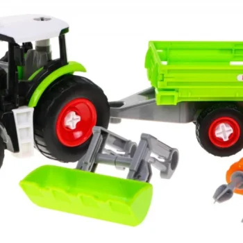 Rastavljivi Traktor S Prikolicom I Odvijačem 3+ 2