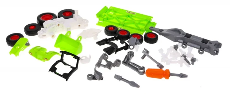 Rastavljivi Traktor S Prikolicom I Odvijačem 3+ 6