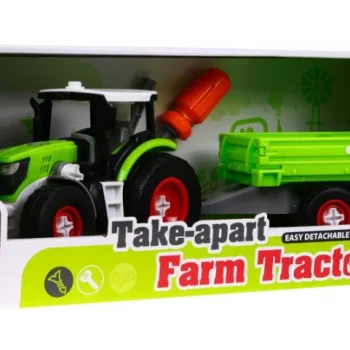 Rastavljivi Traktor S Prikolicom I Odvijačem 3+ 7