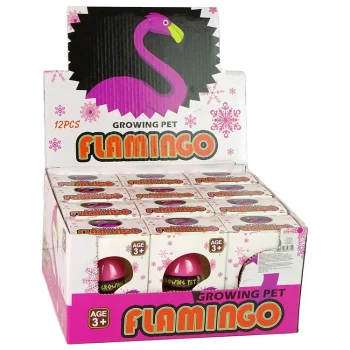 Rastuće Jaje Flaminga 6 Cm Ružičasto 3